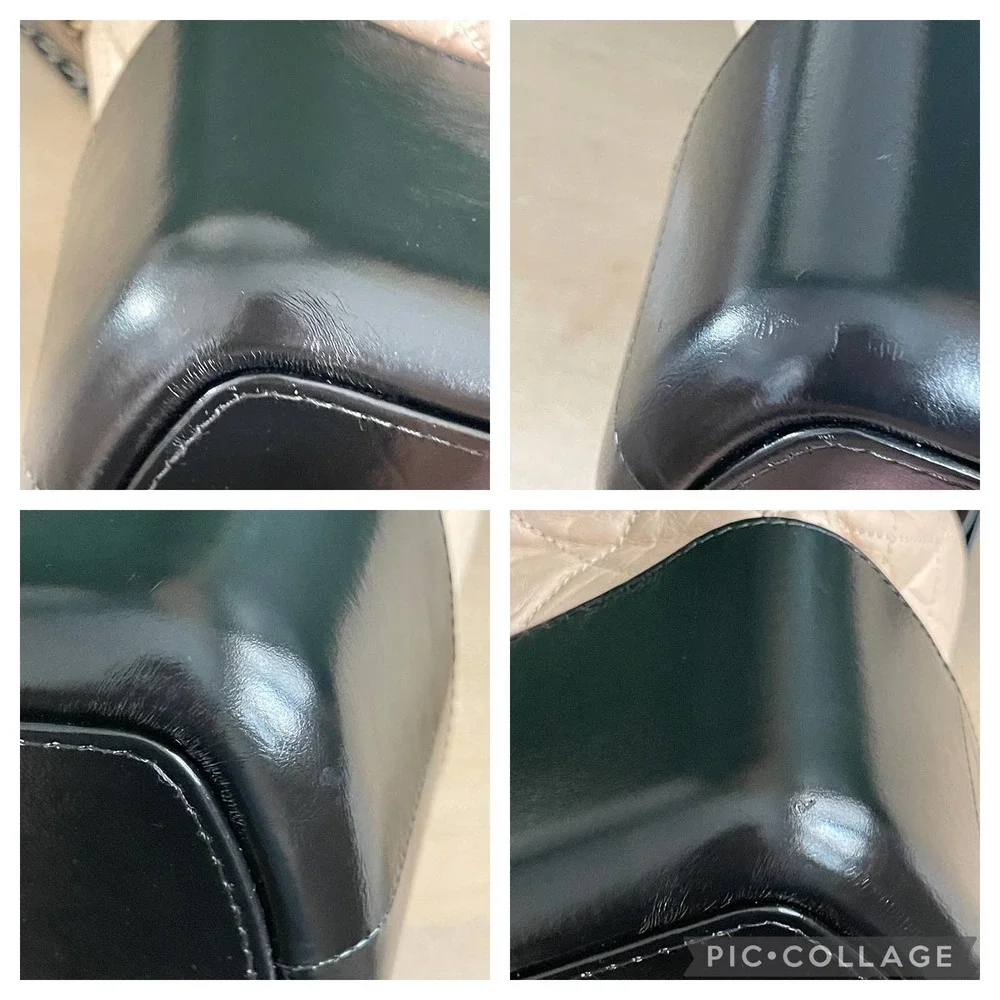 EUC Chanel Gabrielle Large Tote Beige Black - Picture 8 of 12